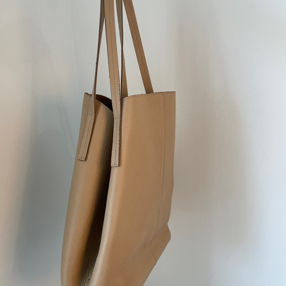 JCrew tan leather shoulder bag - Picture 2 of 8